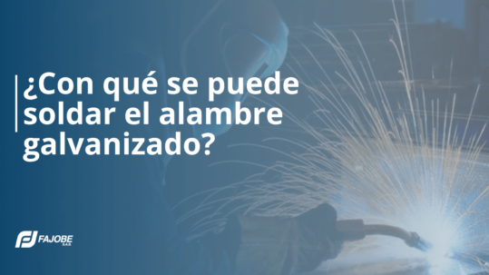 ¿Con qué se puede soldar el alambre galvanizado?