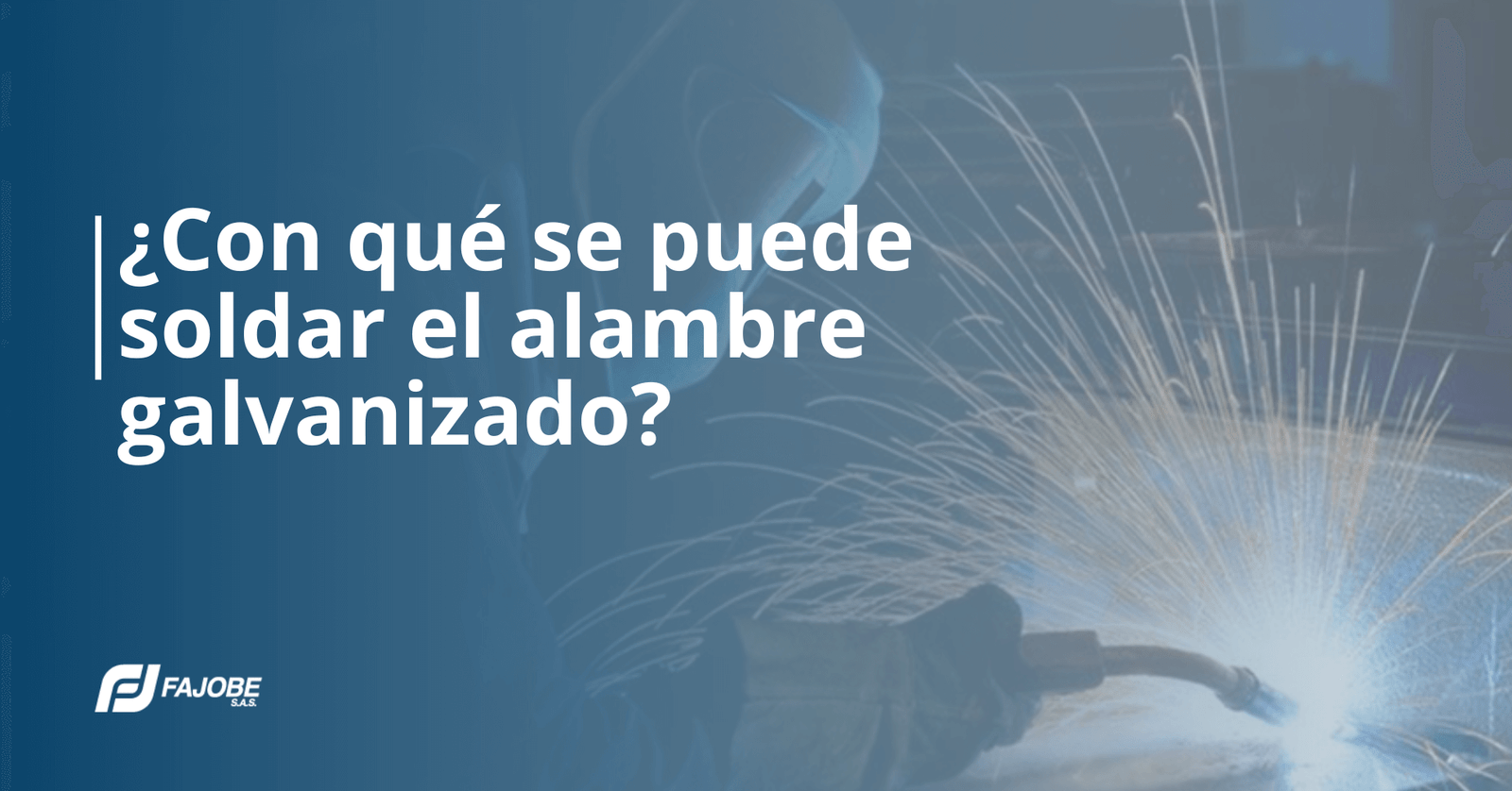 ¿Con qué se puede soldar el alambre galvanizado?